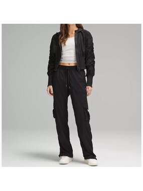lululemon Dance Studio Relaxed-Fit Mid-Rise Cargo Pant Black Size XS
